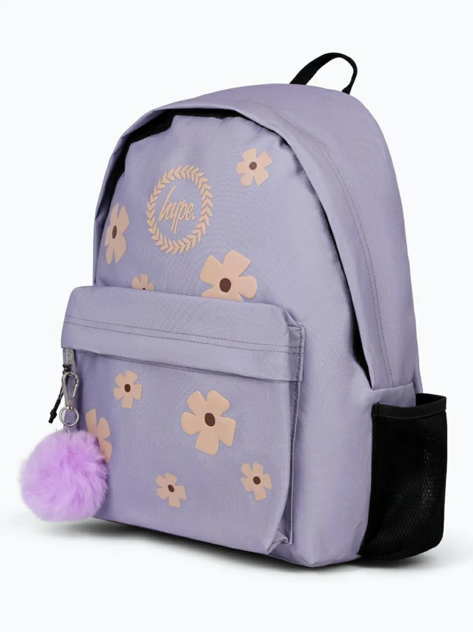 Hype Unisex Lilac Daisy Backpack Discount