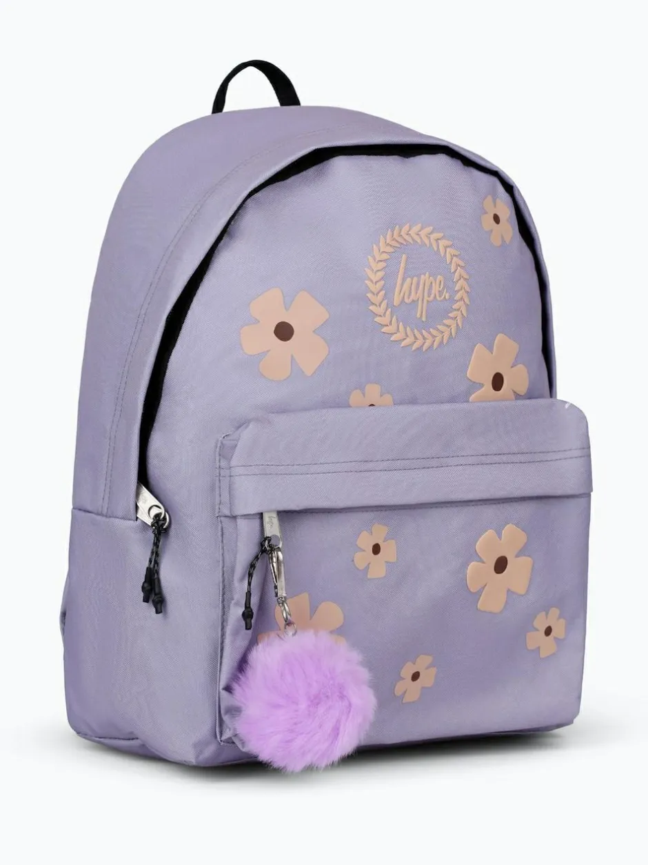Hype Unisex Lilac Daisy Backpack Discount
