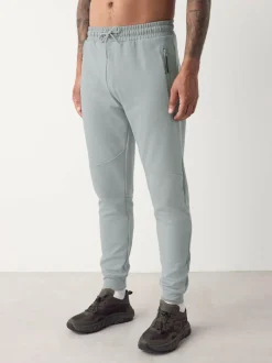 Next Interlock Soft Touch Cuffed Joggers Ice Grey Online
