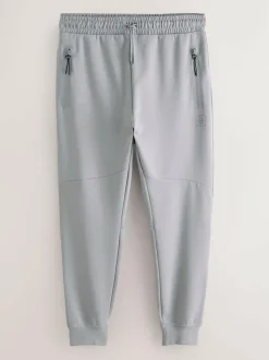 Next Interlock Soft Touch Cuffed Joggers Ice Grey Online
