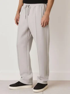 Next N. Premium Soft Touch Scuba Slim Fit Open Joggers Ice Grey Discount