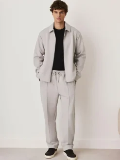 Next N. Premium Soft Touch Scuba Slim Fit Open Joggers Ice Grey Discount