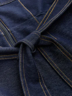 Next Indigo Blue Denim Jersey Jumpsuit Sale