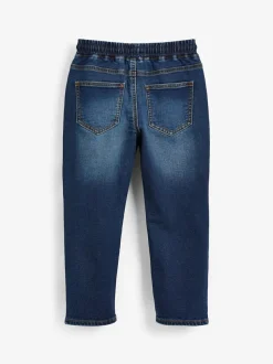 Next Regular Fit Stretch Elasticated Waist Jeans (3-16yrs) Indigo Blue Outlet