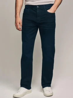 Next Straight Fit Straight Fit Essential Stretch Jeans Ink Blue Outlet