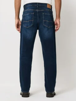 Next Relaxed Fit Authentic Stretch Denim Jeans Ink