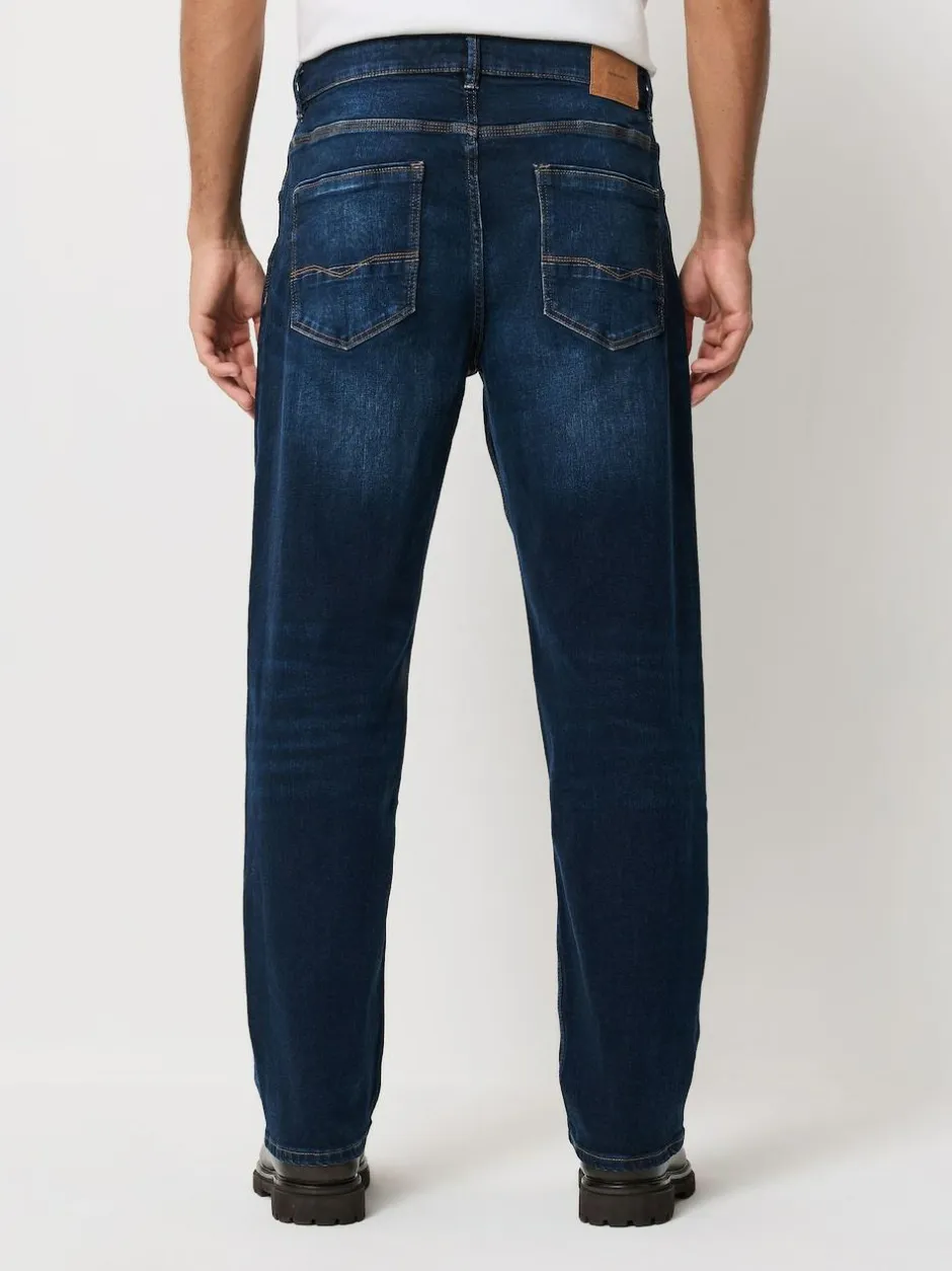 Next Relaxed Fit Authentic Stretch Denim Jeans Ink