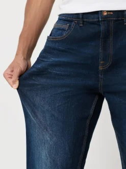 Next Relaxed Fit Authentic Stretch Denim Jeans Ink