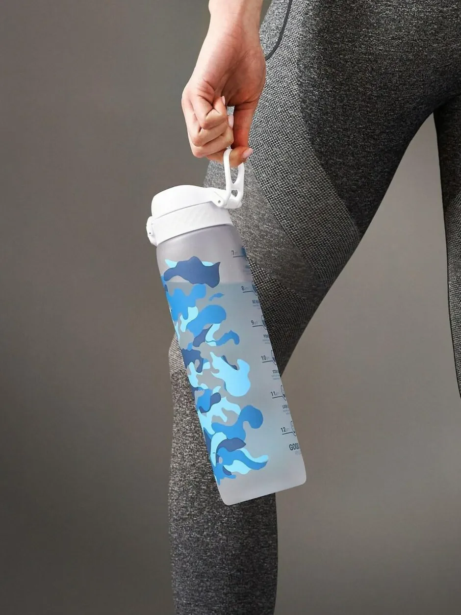 Ion8 1000ml Recyclon Motivator Free Water Bottle Camouflage