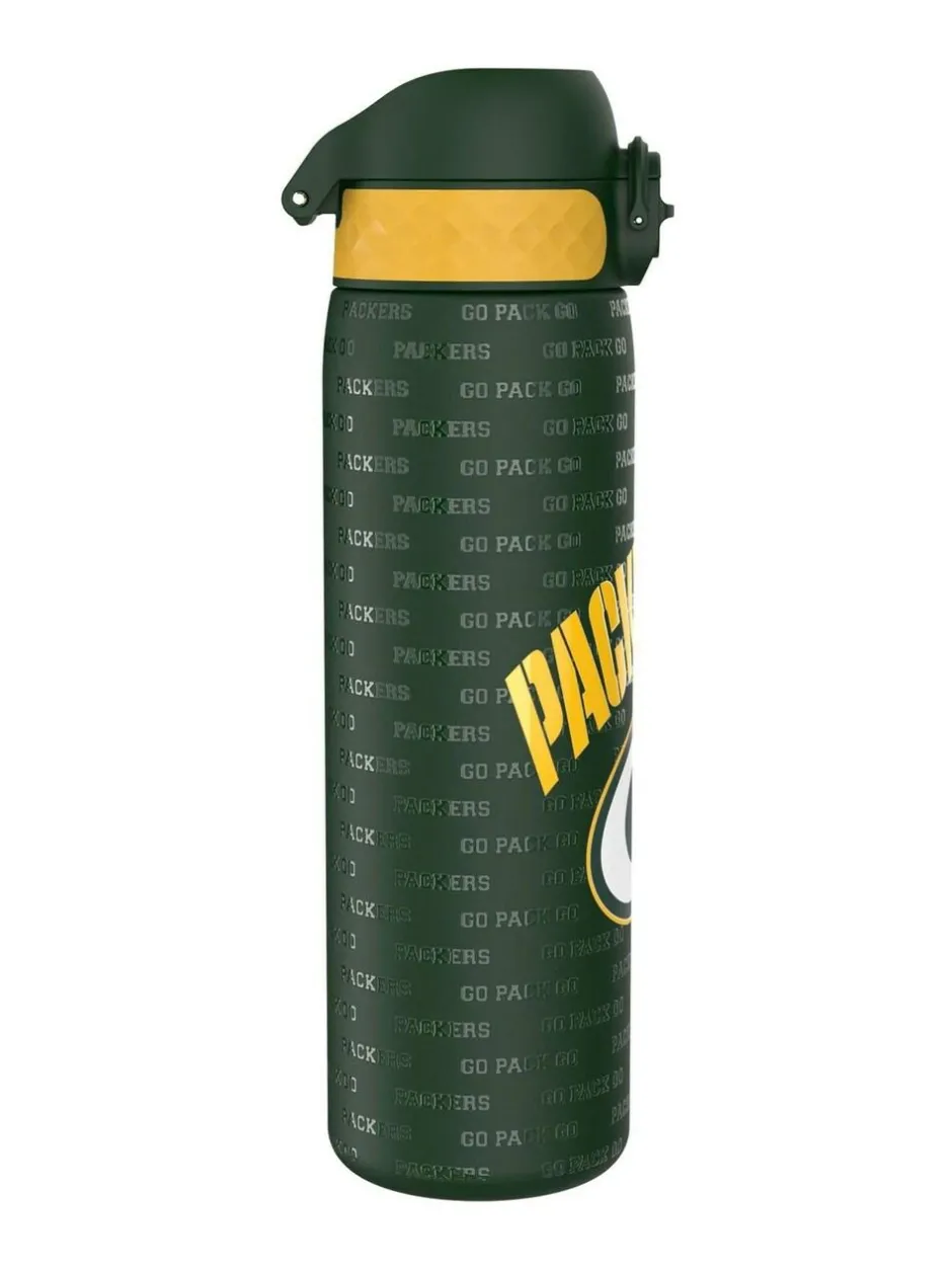 Ion8 Green NFL Packers Steel Water Bottle 600ml Clearance