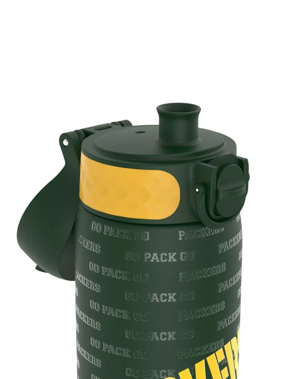 Ion8 Green NFL Packers Steel Water Bottle 600ml Clearance