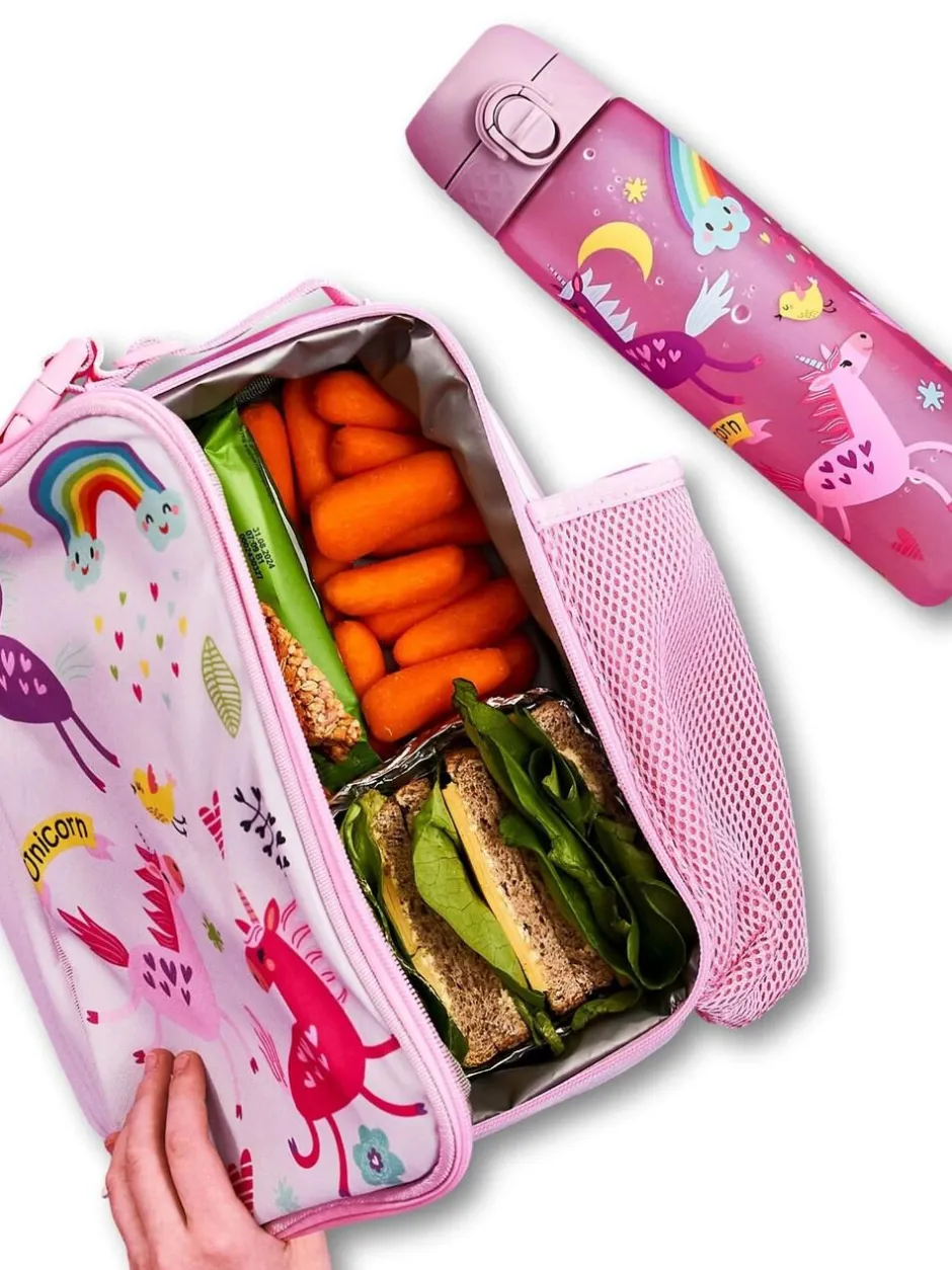 Ion8 Unicorns Lunch Bag and Leak Proof Recyclon Water Bottle Bundle Online