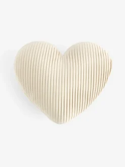 Next Ivory Valentines 3D Pleated Velvet Heart Cushion Best