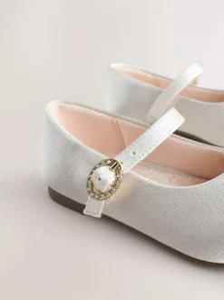Next Ivory Wide Fit (G) Flower Girl Occasion Mary Jane Shoes Online