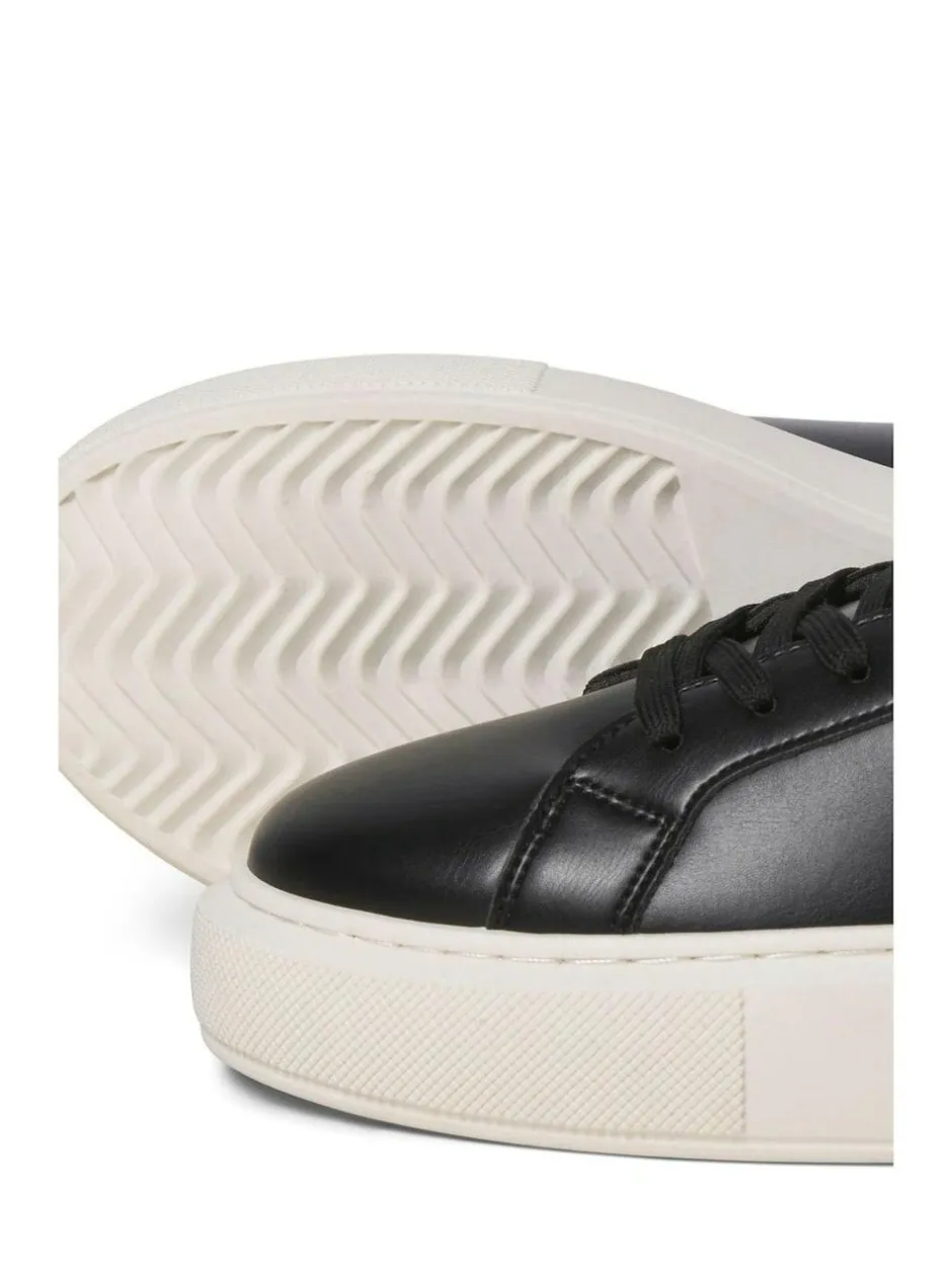 JACK & JONES Chunky Sole PU Trainers Black Best