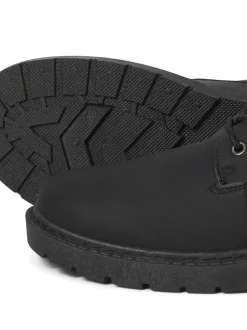 JACK & JONES Lace Up Ankle Boots Black Outlet