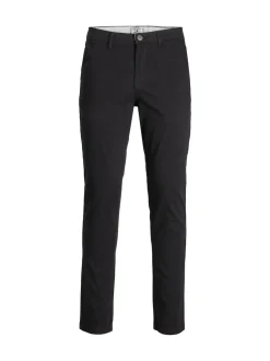 JACK & JONES Slim Fit Chino Trousers Black Online