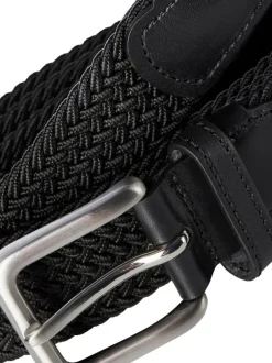 JACK & JONES Woven Belt Black