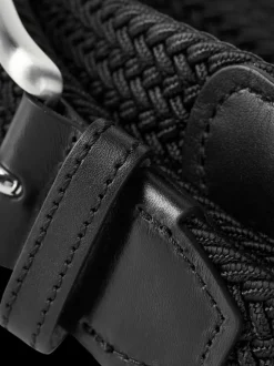 JACK & JONES Woven Belt Black