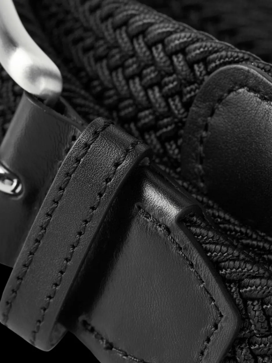 JACK & JONES Woven Belt Black