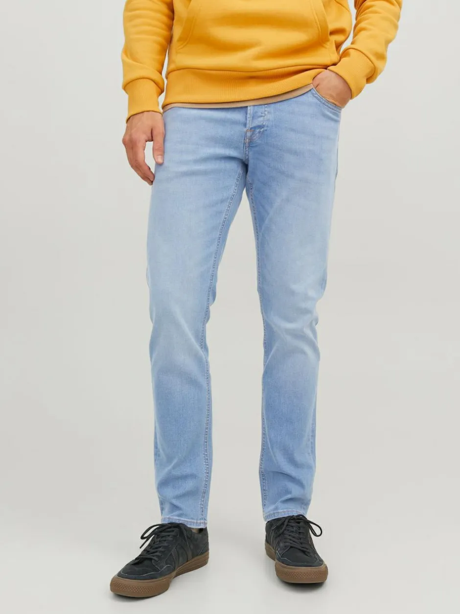 JACK & JONES Blue Chrome Glenn Slim Fit Jeans Hot