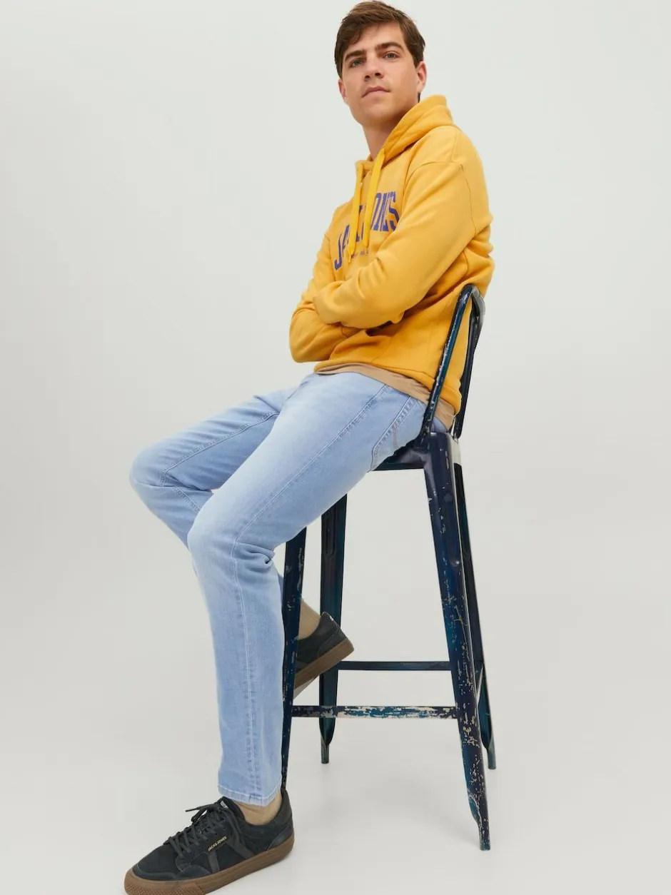 JACK & JONES Blue Chrome Glenn Slim Fit Jeans Hot