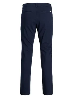 JACK & JONES Slim Fit Chino Trousers Blue Discount