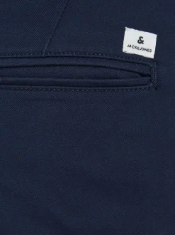 JACK & JONES Slim Fit Chino Trousers Blue Discount