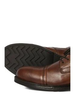 JACK & JONES Leather Boots Brown