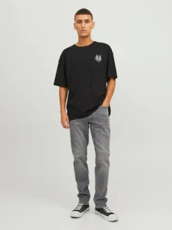 JACK & JONES Grey Wash Glenn Slim Fit Jeans Online