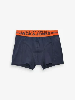 JACK & JONES JUNIOR Black Boxers 3 Pack New