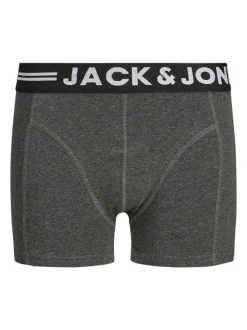 JACK & JONES JUNIOR Black Boxers 3 Pack New