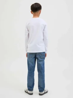 JACK & JONES JUNIOR Glenn Slim Fit Jeans Blue Outlet