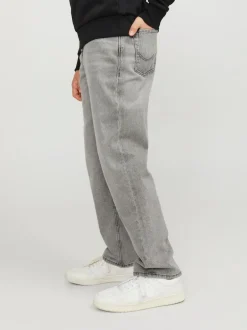 JACK & JONES JUNIOR Chris Relaxed Fit Black Jeans Grey Discount
