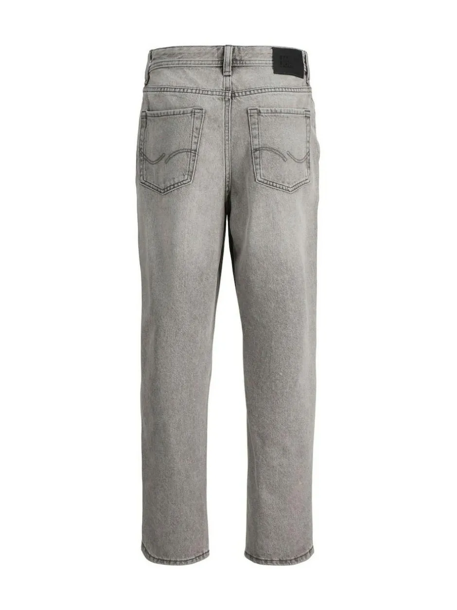 JACK & JONES JUNIOR Chris Relaxed Fit Black Jeans Grey Discount