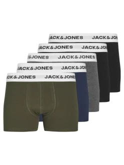 JACK & JONES JUNIOR Logo Black Boxers 5 Pack Best