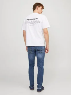 JACK & JONES Slim Fit Glenn Jeans Washed Blue Sale