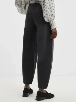 JD Williams Authentic Barrel Leg Jeans Black Online