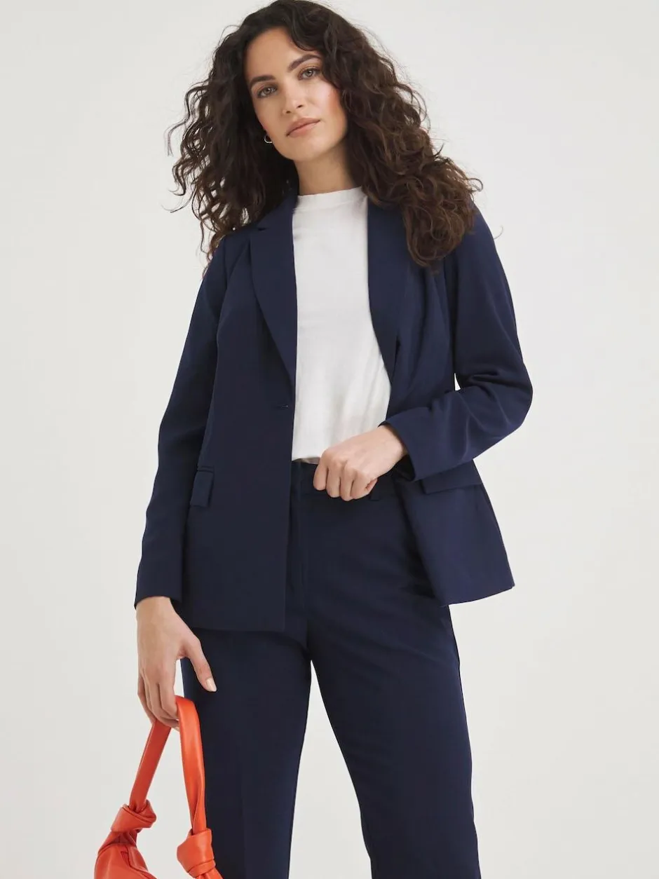 JD Williams Blue Value Single Breasted Blazer Hot