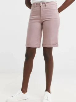 JD Williams Pink 24/7 Denim Knee Length Shorts Best