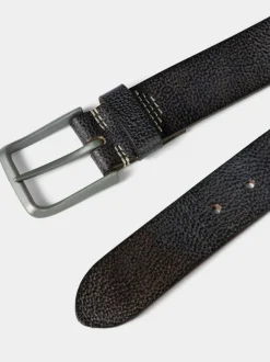 Joe Browns Metal Buckle Leather Belt Black Hot
