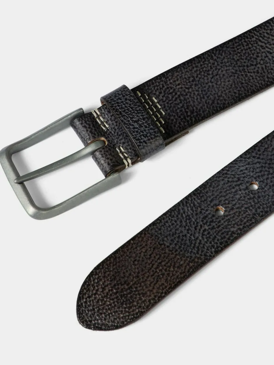 Joe Browns Metal Buckle Leather Belt Black Hot
