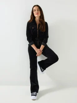 Joe Browns Black Petite Stretch Fit Darcy Cord Jumpsuit Online