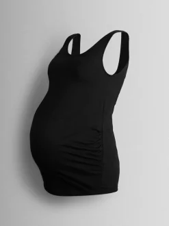 Jojo Maman Bébé Black 2-Pack Maternity Vests Discount