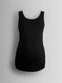 Jojo Maman Bébé Black 2-Pack Maternity Vests Discount