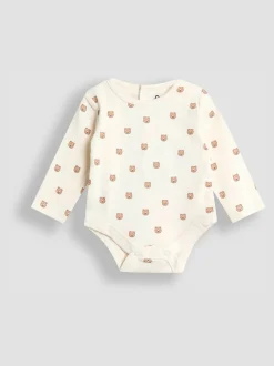 Jojo Maman Bébé Blue Bear Waffle Character Dungaree & Body Set Best