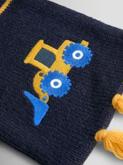 Jojo Maman Bébé Blue Digger Scarf Online