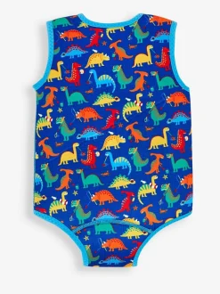 Jojo Maman Bébé Blue Dino Print Baby Wetsuit Best