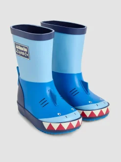 Jojo Maman Bébé Blue Shark Wellies Clearance
