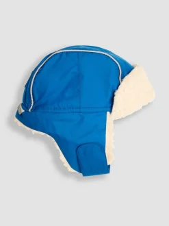 Jojo Maman Bébé Cosy Waterproof Hat Cobalt Blue Outlet